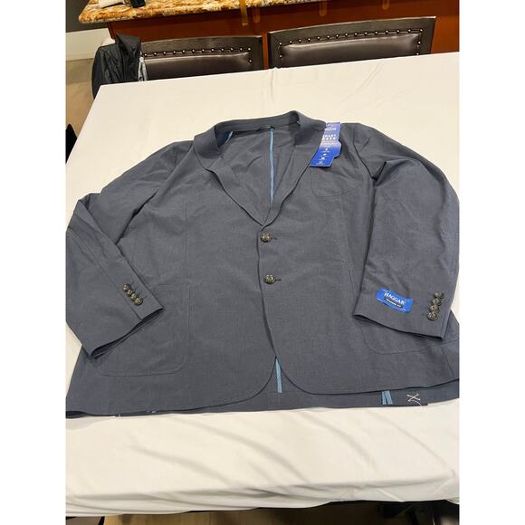 Haggar men blazer navy blue size XL - Picture 4 of 10